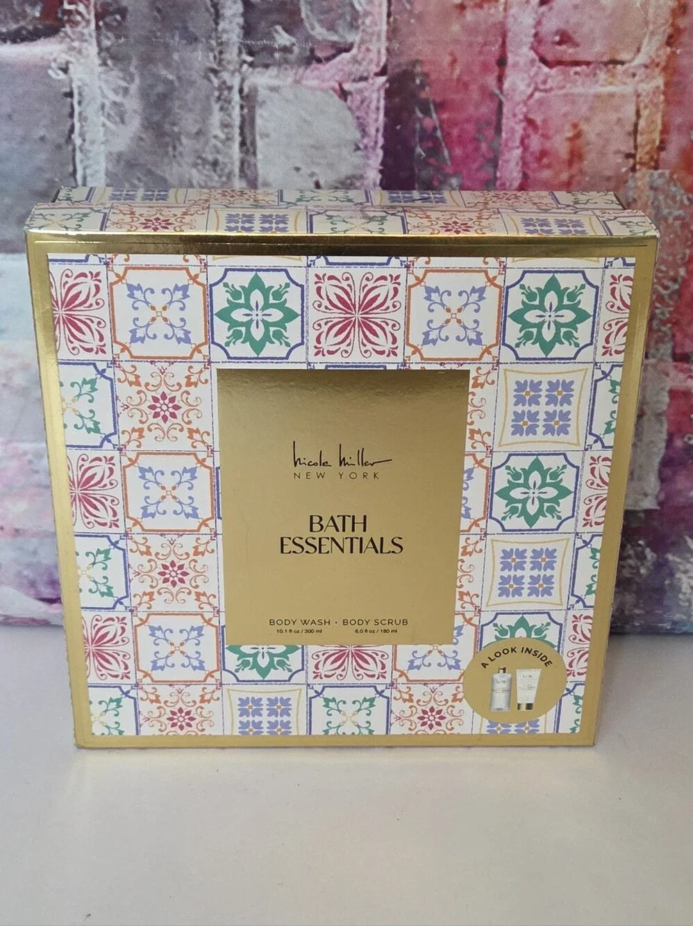 Nicole Miller NY Bath Essentials Gift Set NIB